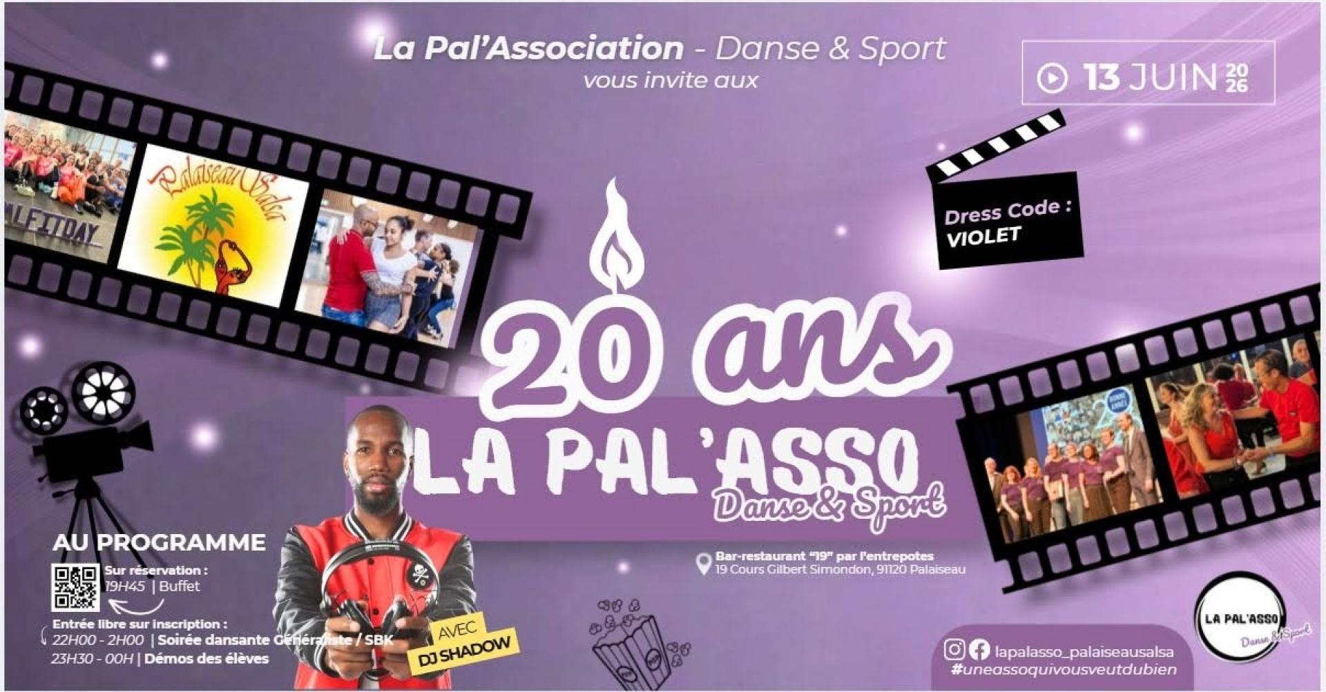 Soirée 20 ans — La Pal'Association